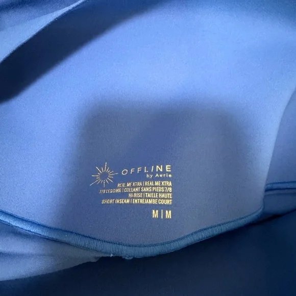 Aerie Vibrant Blue High-Waisted Leggings - Picture 4 of 4